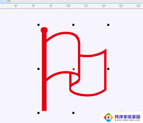 cdr wingdings字体怎么看全部内容 Cdr怎样制作逼真的飘扬旗帜效果